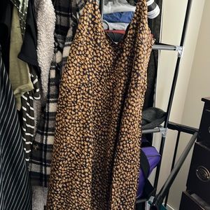 Nasty Gal Animal print mini dress size 10 never worn